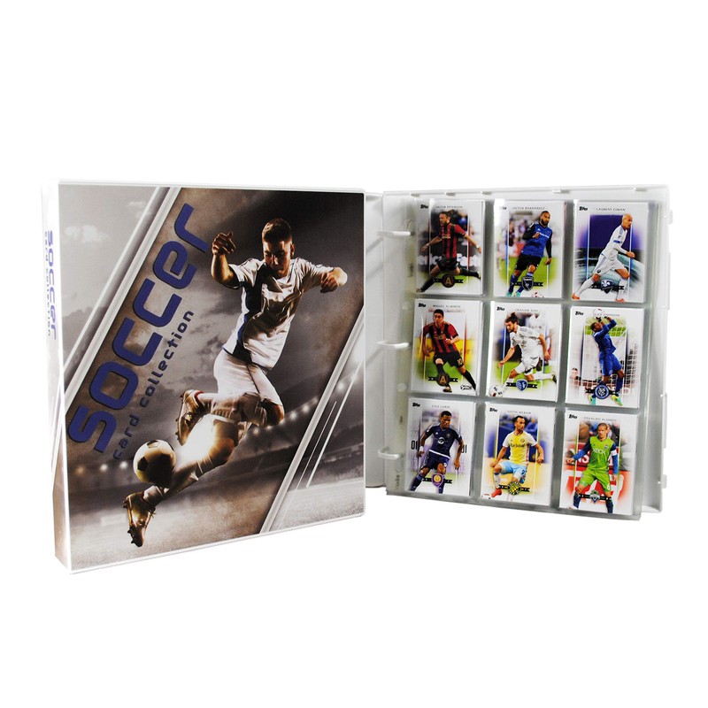 UniKeep Soccer Themed Trading Card Case With 10 Pages. Additional