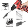 Pack of 14 Wire Brush Drill with Hexagonal Bar Stainless