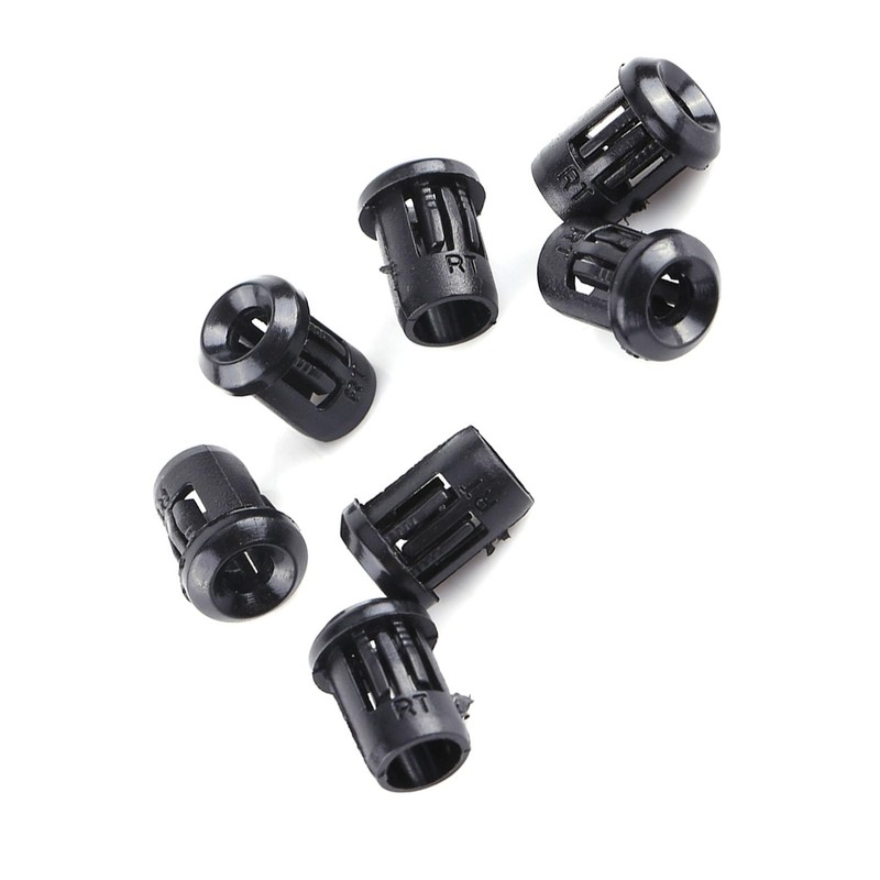 Kodrily 50Pcs 3mm LED Holder Black, Nylon LED Lamp Holders
