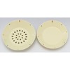Kiln SOUSEN Medium Plate, White, 5.9 inches (15 cm), Setoyaki,