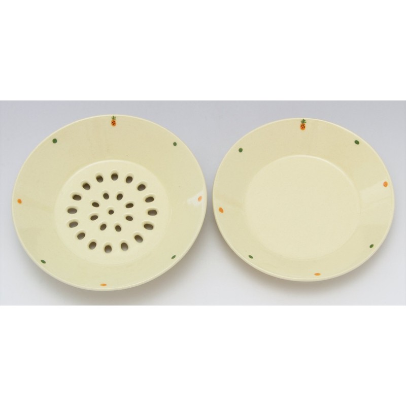 Kiln SOUSEN Medium Plate, White, 5.9 inches (15 cm), Setoyaki,