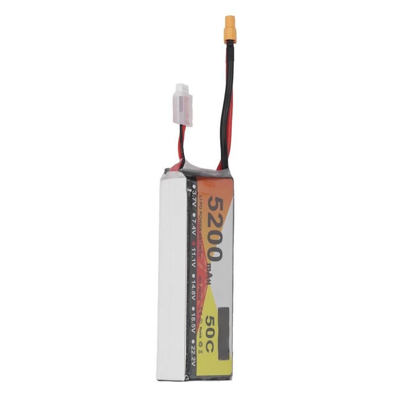 RC Lipo Battery 11.1V 50C Discharge Rate 3S 5200mAh Remote