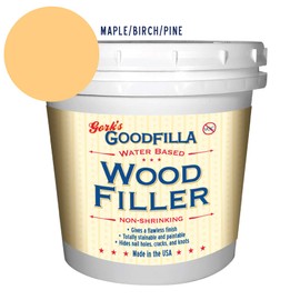 Goodfilla Maple Beech Pine,1 Quart (3.5lbs) Wood and Grain Filler, Stainable, Tintable, Sandable, Zero waste, Non-Toxic, USA made