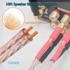 UCINNOVATE Banana Plug Coated 13 AWG Gold Plated Speaker Cable