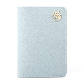 Lychii Passport Holder Protective Case for Women Men Polyurethane (PU) Leather Travel Wallet Travel Wallet Organiser for Credit Cards, ID and Travel Documents Blue