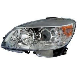 EPIC LIGHTING OE Style Halogen Headlight Projector Assembly Replacement for Mercedes 08-11 C300 C350 C63 AMG [ MB2503163 2049065603 ] Right Passenger Side