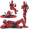 Queediz Queediz 4Pcs Anime Action Figures Toys, Classics Figures Model