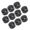 10PCS Motorcycle Head Bolt Cover Black Flat CNC Aluminum Engine