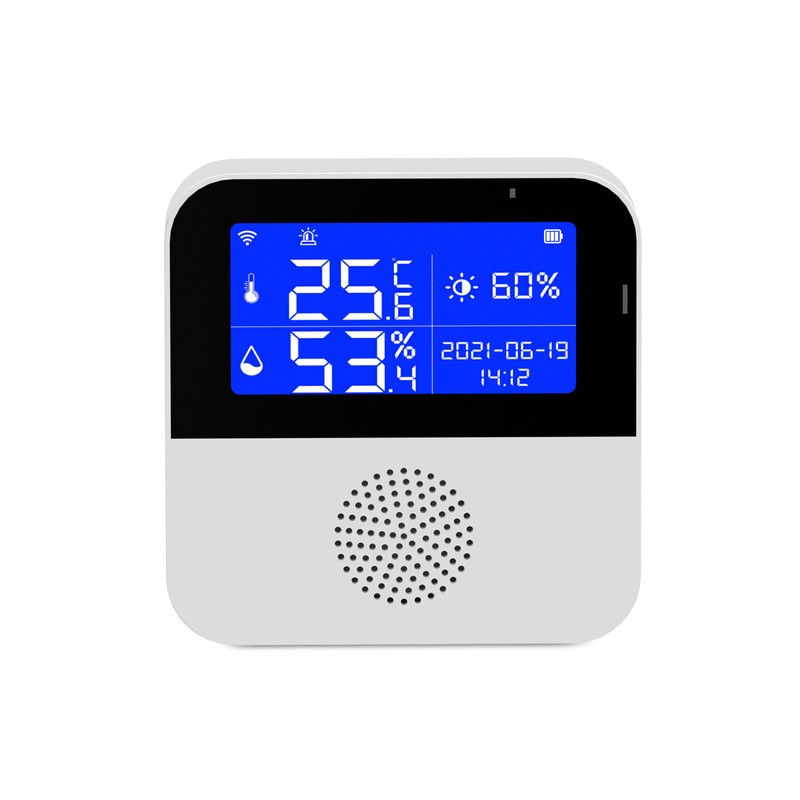 Wi-Fi Temperature Humidity Meter Indoor Hygrometer Temperature Sensor Alarm APP