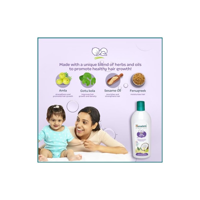 Himalaya Aceite Para Cabello De Bebé, 200 Ml