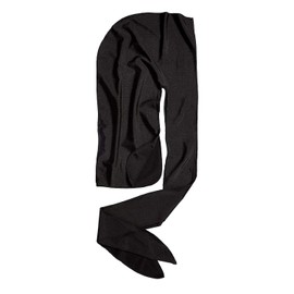 KISS Red Bow Wow X Powerwave Supreme Compression Durag, Stretchy Spandex for Comfort Wearing (Black)