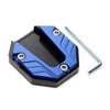 Gereiny Aluminum Alloy Motorcycle Bike Kickstand Extender Foot Side Stand