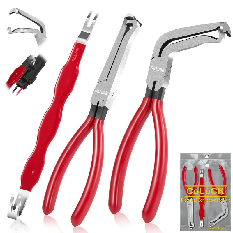 3Pcs Electrical Disconnect Pliers, Upgrade Electrical Connector Pliers, Automotive Electrical