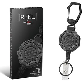 The Ultimate Retractable ID & Keychain Badge Holder – Big Clip, 32” Steel Cord, Unbeatable Durability - Perfect for Office, School, Hospital, Construction, Recreation, 8oz (1 Pack, Black)