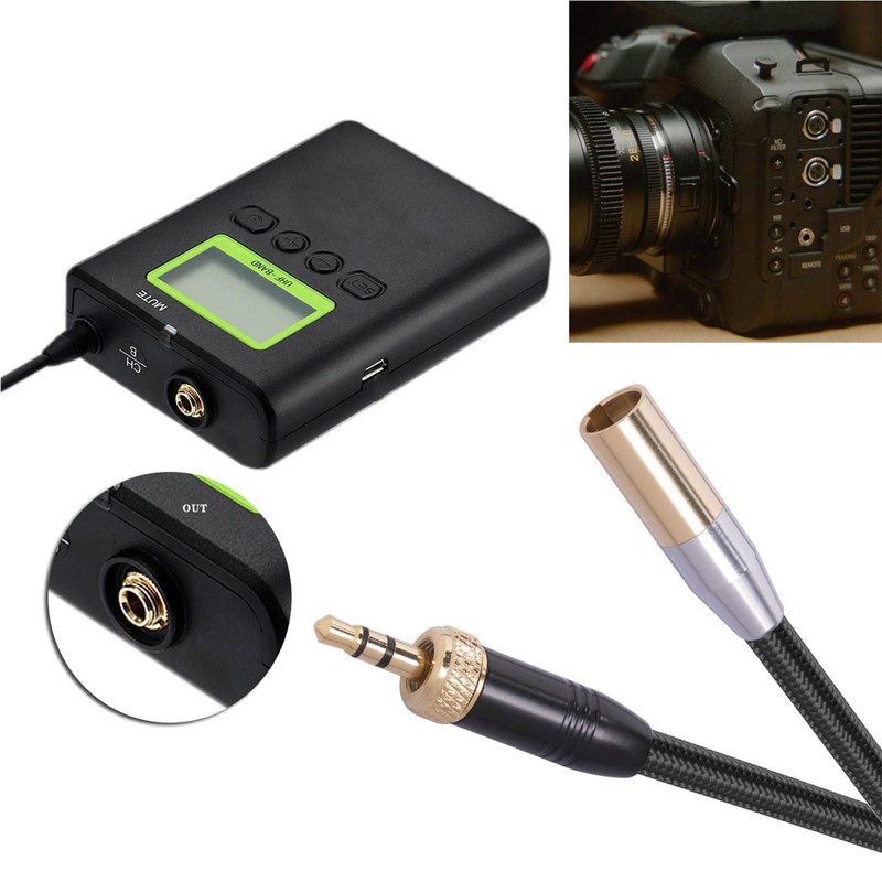 3.5mm to Mini XLR Cable, 3.5mm Stereo to 3 Pin