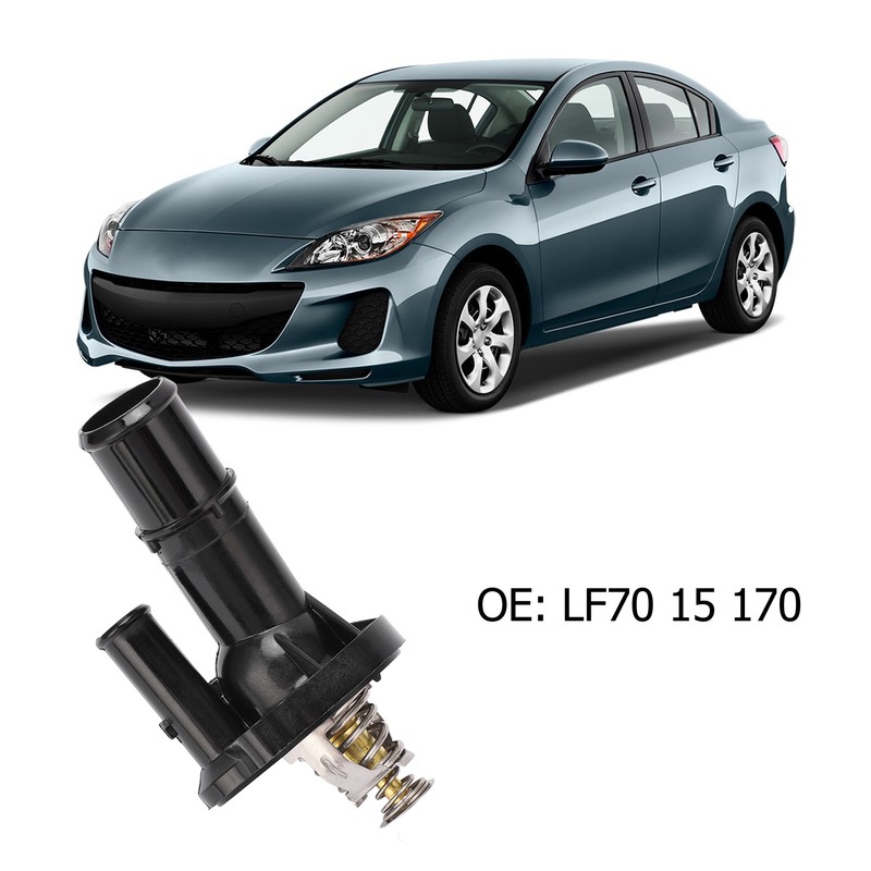 Engine Coolant Thermostat LF70 15 170 High Performance Replacement for