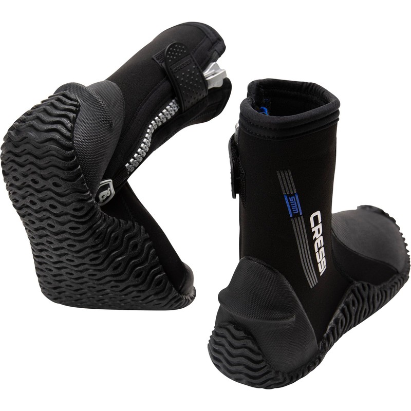 Cressi Unisex Korsor Semi-rigid 5mm Boots with semi rigid sole