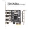 USB 3.0 PCIE Expansion Card PH64 2U/4U VL805 Chip 5Gbps