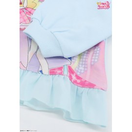Kaitak Family Kimi and Idol Pretty Cure Kids Luminous Pajamas, Long Sleeve, Ruffles, Spring, Autumn (39.4 inches (100 cm), Saxophone