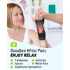 LETSHAKE Wrist Brace Night Support, Carpal Tunnel Wrist Brace with