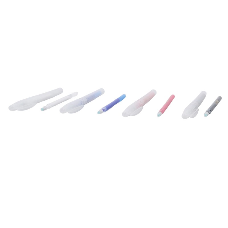 100Pcs Heat Erase Pens Erasable Smoother Writing Various Colors Fabric