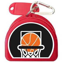 Zumoe Basketball Mouth Guard Case Mouthguard Case Retainer Case - Hoop