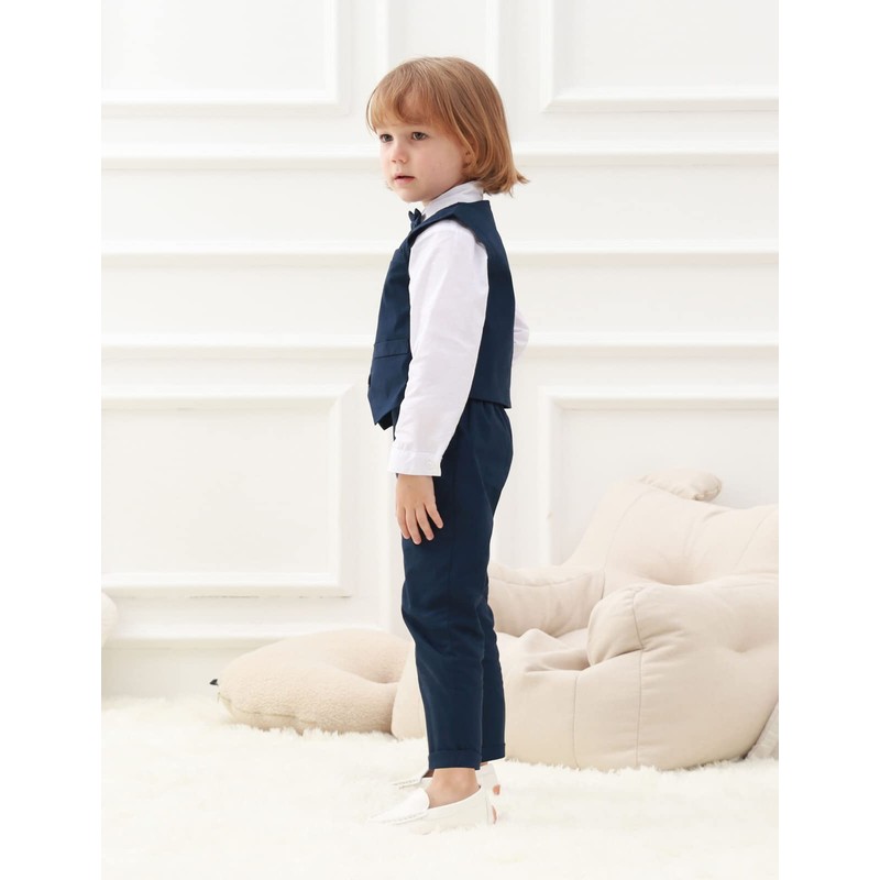 A&J DESIGN Ropa para Bebé Niño Traje Boda de Mangas