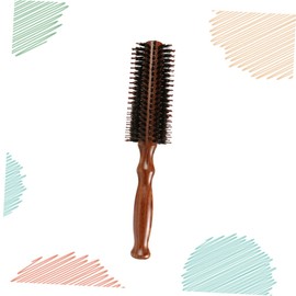 PACKOVE Multifunctional Curling Comb Detangle Hair Brush Static Hair Roller Brush Curly Rolling Comb Accessories