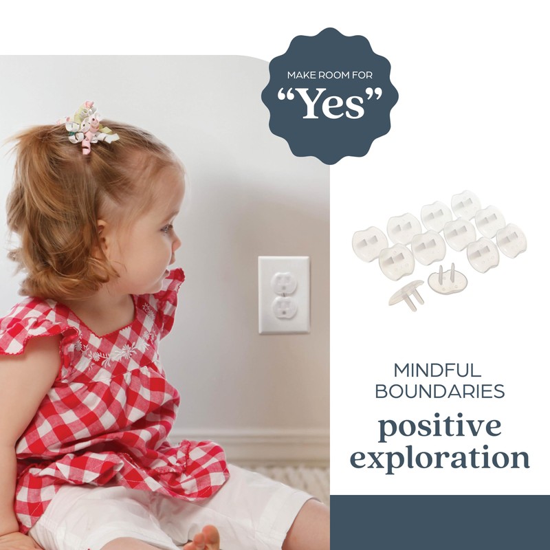 Dreambaby Plastic Baby Safety Outlet Plug Covers - 12 Pack