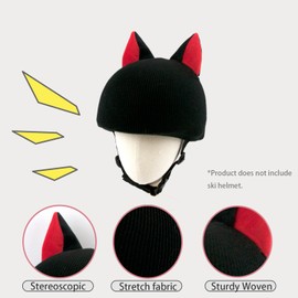 Soapjuice Ski Helmet Cover,Fun and Eye-Catching Knitted Hat, Snowboarding and Skiing Helmet Accessory,Fits Most Standard Helmets,Winter Headgear (Nick)