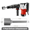 Preruner SDS Max Shank T Post Driver Attachment-The Ultimate Solution