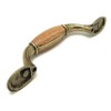WAKI TW-349 Antique Brass Wooden Handle 3.0 inches (76 mm)