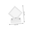 Ipetboom 6pcs Transparent Pe Film Jewelry Display Box Multi Purpose