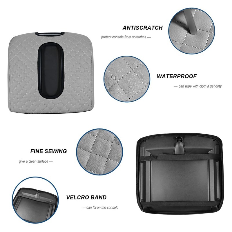 DEYTOP Center Console Cover for Chevy Silverado & Sierra 2014-2018