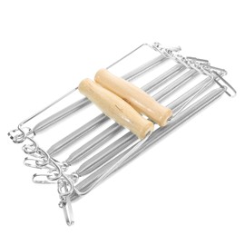 BIUDECO Chest Workout Equipment Spring Tensioner with Wooden Handle Muscle Strengthener for Boys and Girls Adults