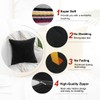 PiccoCasa Corduroy Pillow Cover Decorative Cushion Cover Striped Pillow Case