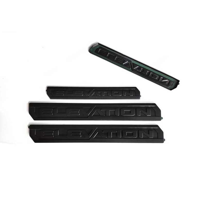 3Pcs Elevation Emblem Door Rear Badges Nameplate Sticker Replacement for