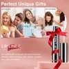 OETUIOW Lip Stain Peel Off, Lip Liner Moisturizing Long-Lasting &