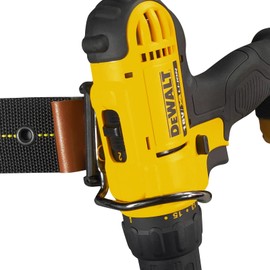 Hammer Holder with Leather Pen Holder, Hammer Holsters for Tool Belt, Drill Holster for Belt, Quick Released Clip Mount Tech, Makes Your Working More Easy. Fuchsia