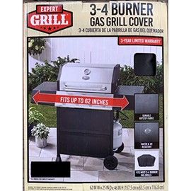 Expert Grill 3-4 Burner Gas Grill Cover fits up to 62"