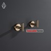 JQK Bathroom Towel Hook Champagne Bronze, Coat Robe Clothes Hook