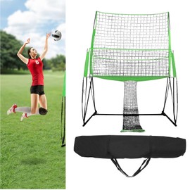 Volleyball Training Equipment, 11 x 8ft Volleyball Training Net Volleyball Practice Net with 4 Adjustable Heights for Hitting and Serving Practice for Backyard Outdoor