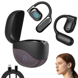 AOOSU AI Translator Headphones, Real Time Translation Headphones 144 Languages, Translation Earbuds Bluetooth 5.4, Open Ear Headphones Translator Real Time Translation Earbuds for Travel, Learning