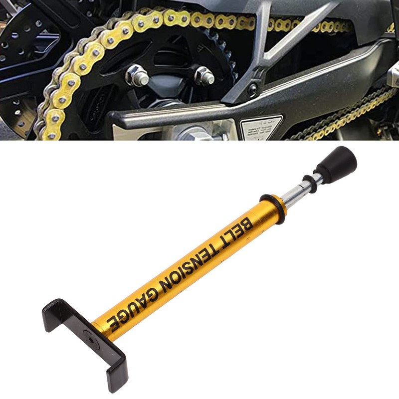Motorcycle Chain Tensionmeter, 10 lb Belt Tensionmeter, Metal, Universal Motor