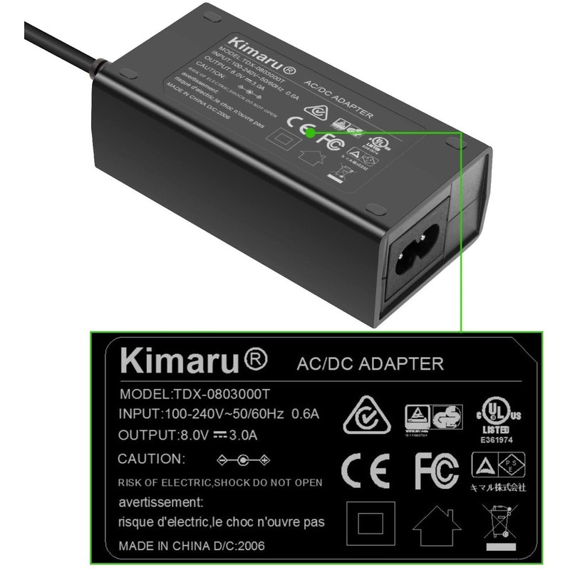 Kimaru AC-PW20 Power Supply Adapter NP-FW50 Dummy Battery Kit for