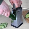 Lurch Square Grater with Crown Grating Surface, Large and Fine