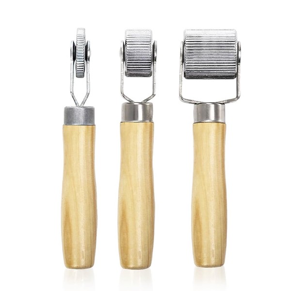 Set of 3 Different Size Car Sound Deadening Roller, Metal