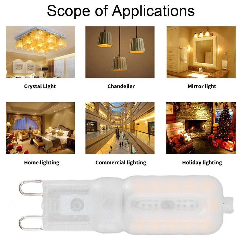 G9 Light Bulb Dimmable Eye Protection Energy Saving 5W 22