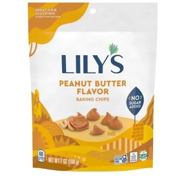 LILYS Peanut Butter Flavor Baking Chips, 7 oz, 3 Pack