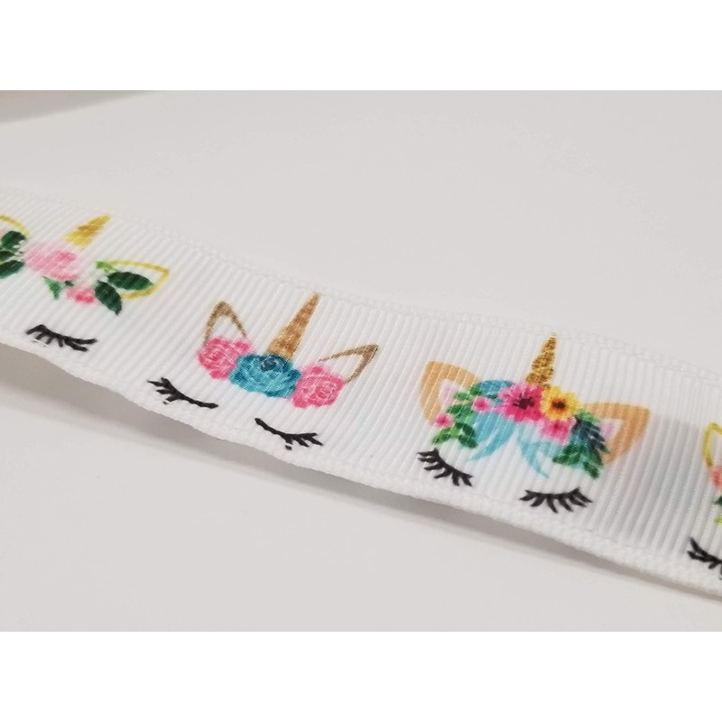 Unicorn Faces Pacifier clip/teething toy clip